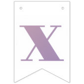 レター・コンフェッティ "X" バンティングフラッグ (第2の旗)