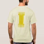 レター プライド イエロー ヴィンテージ Tシャツ (裏面)
