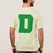 レター プライド D グリーン Tシャツ (裏面)
