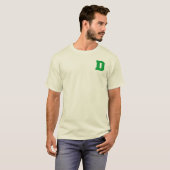 レター プライド D グリーン Tシャツ (正面フル)