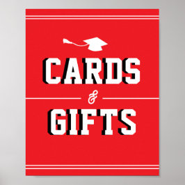 レター・マン卒業式 赤 カード＆ギフト ,  ポスター