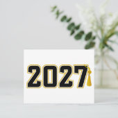 レター・マン 2027年卒業式 ポストカード (スタンド正面)