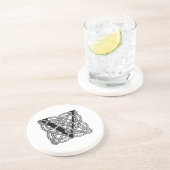 レター ヴィー ヴィンテージ ケルト ノット モノグラム コースター (側面)