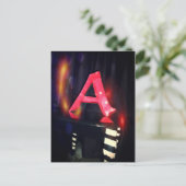 レター「A」はがき ポストカード (スタンド正面)