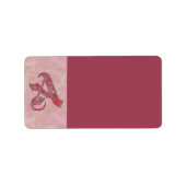 レターA住所 シール (正面)