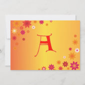 レターA招待状 招待状 (正面)