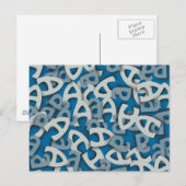 レターA青 ポストカード (正面/裏面)