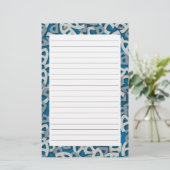 レターA青 便箋 (スタンド正面)