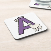 レターA コースター (左側)