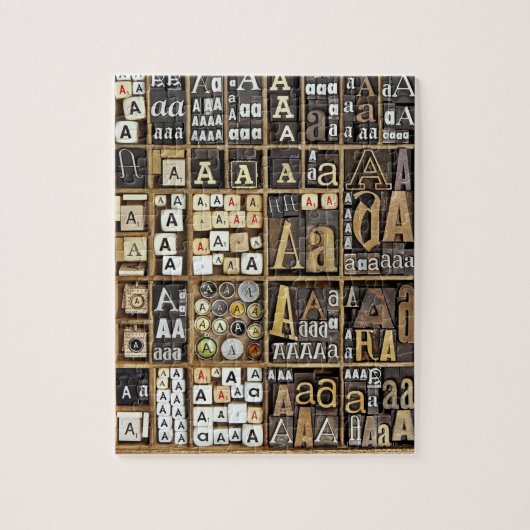 レターA ジグソーパズル (縦)