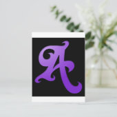 レターA ポストカード (スタンド正面)