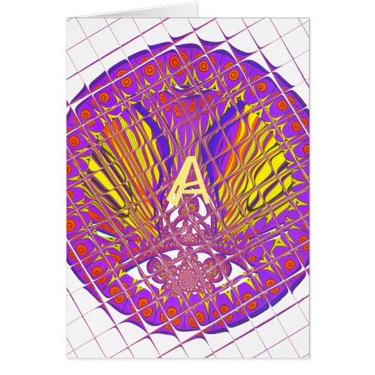 レターA、ロカラフルゴ文字デザイン (正面)