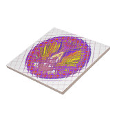 レターA、ロカラフルゴ文字デザイン タイル (側面)