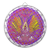 レターA、ロカラフルゴ文字デザイン ダーツボード (正面)