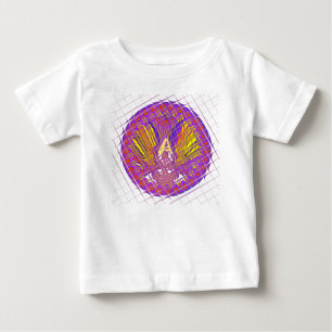 レターA、ロカラフルゴ文字デザイン ベビーTシャツ