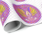 レターA、ロカラフルゴ文字デザイン ラッピングペーパー (ロールコーナー)