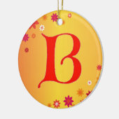 レターBオーナメント セラミックオーナメント (左)