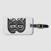 レターBカスタムモノグラム ラゲッジタグ (正面横)