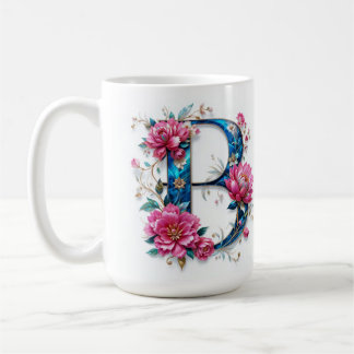 レターBコーヒーマグ – フローラデザインギフト コーヒーマグカップ