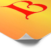 レターBポスター ポスター (角)