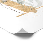 レターBモノグラムポスター ポスター (角)