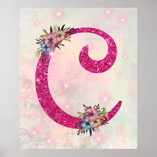 レターCイニシャル ポスター (正面)