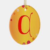 レターCオーナメント セラミックオーナメント (右)