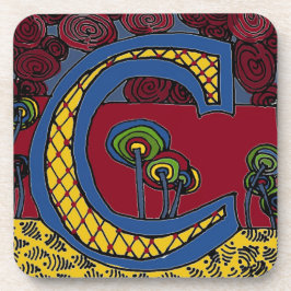 レターCコースター コースター