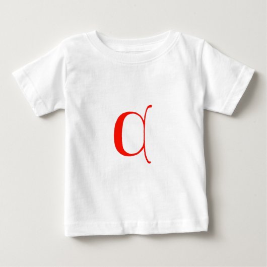 レターCシャツ ベビーTシャツ (正面)