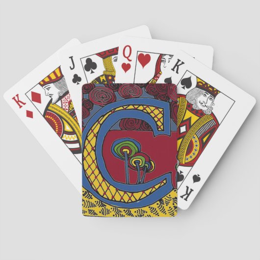 レターCトランプ トランプ (裏面)