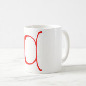 レターCマグカップ コーヒーマグカップ (正面右)