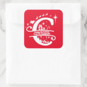 レターCモノグラムイニシャル名挨拶 スクエアシール (バッグ)