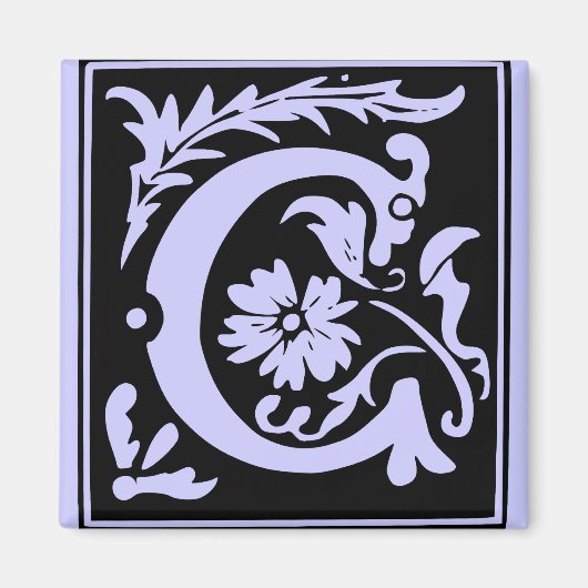 レターCモノグラム マグネット (正面)