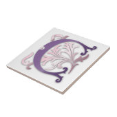 レターCモノグラム（紋章の）フラ・ダ・リ タイル (側面)