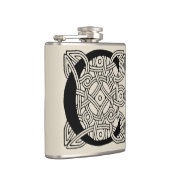 レターCヴィンテージケルト結び目模様モノグラム フラスク (右)