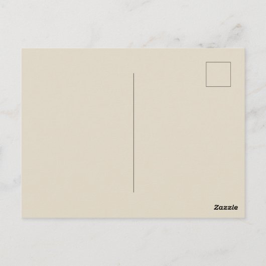 レターCヴィンテージケルト結び目模様モノグラム ポストカード (裏面)