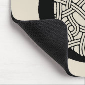 レターCヴィンテージケルト結び目模様モノグラム マウスパッド (コーナー)