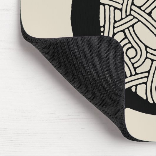 レターCヴィンテージケルト結び目模様モノグラム マウスパッド (コーナー)