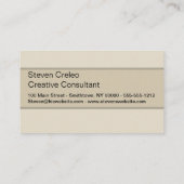 レターCヴィンテージケルト結び目模様モノグラム 名刺 (裏面)