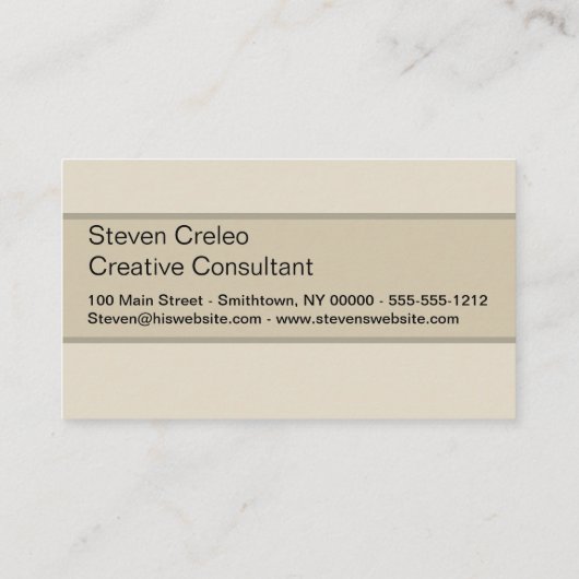 レターCヴィンテージケルト結び目模様モノグラム 名刺 (裏面)