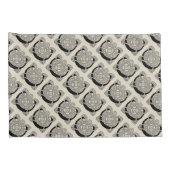 レターCヴィンテージケルト結び目模様モノグラム 枕カバー (裏面-右)