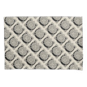 レターCヴィンテージケルト結び目模様モノグラム 枕カバー (正面左)