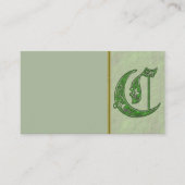 レターC名刺 名刺 (正面)