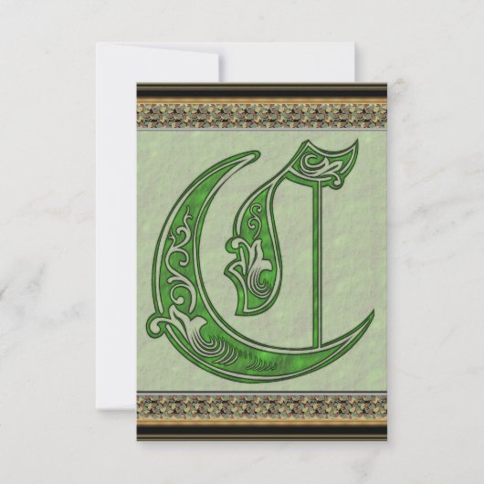 レターC招待状 招待状 (正面)