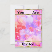 レターC招待状 招待状 (裏面)