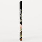 レターC金ゴールドブラックウォーター色フローラモノグラム Case-Mate iPhoneケース (裏面/右)