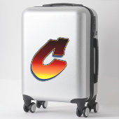 レターC – 炎 シール (スーツケース)