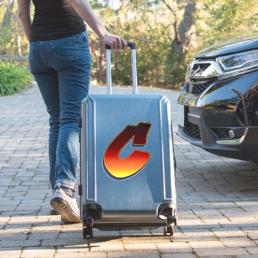 レターC – 炎 シール (スーツケースインサイチュ)