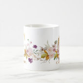 レターC -金ゴールドフローラ名シスター同僚の友人 コーヒーマグカップ (中央)