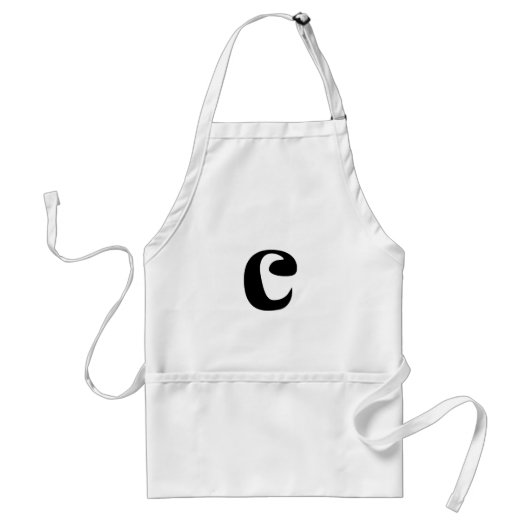 レターC_L スタンダードエプロン (正面)